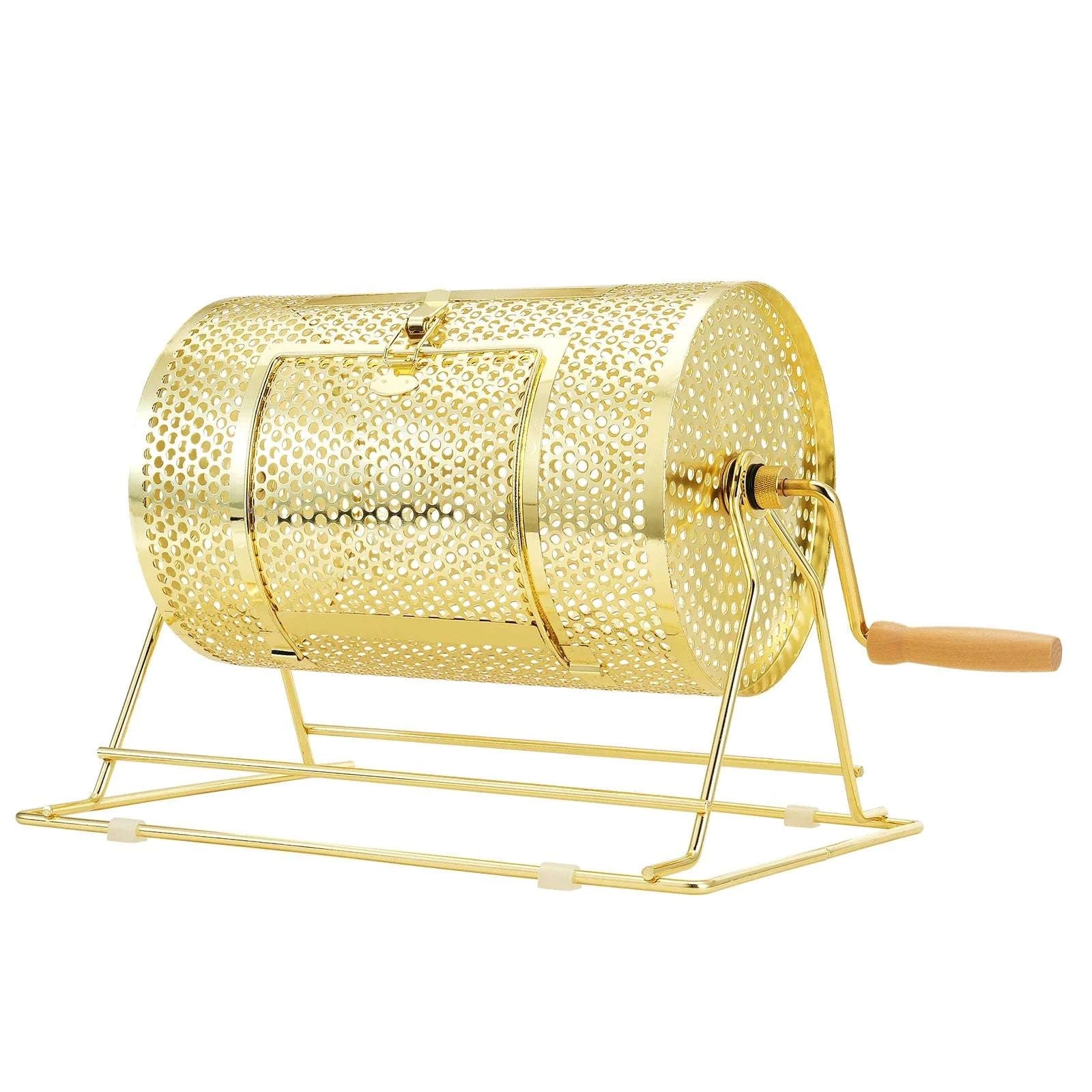Raffle Drum Spinning Cage with Large Capacity for Events & Drawings-Metal 16 inch / United States