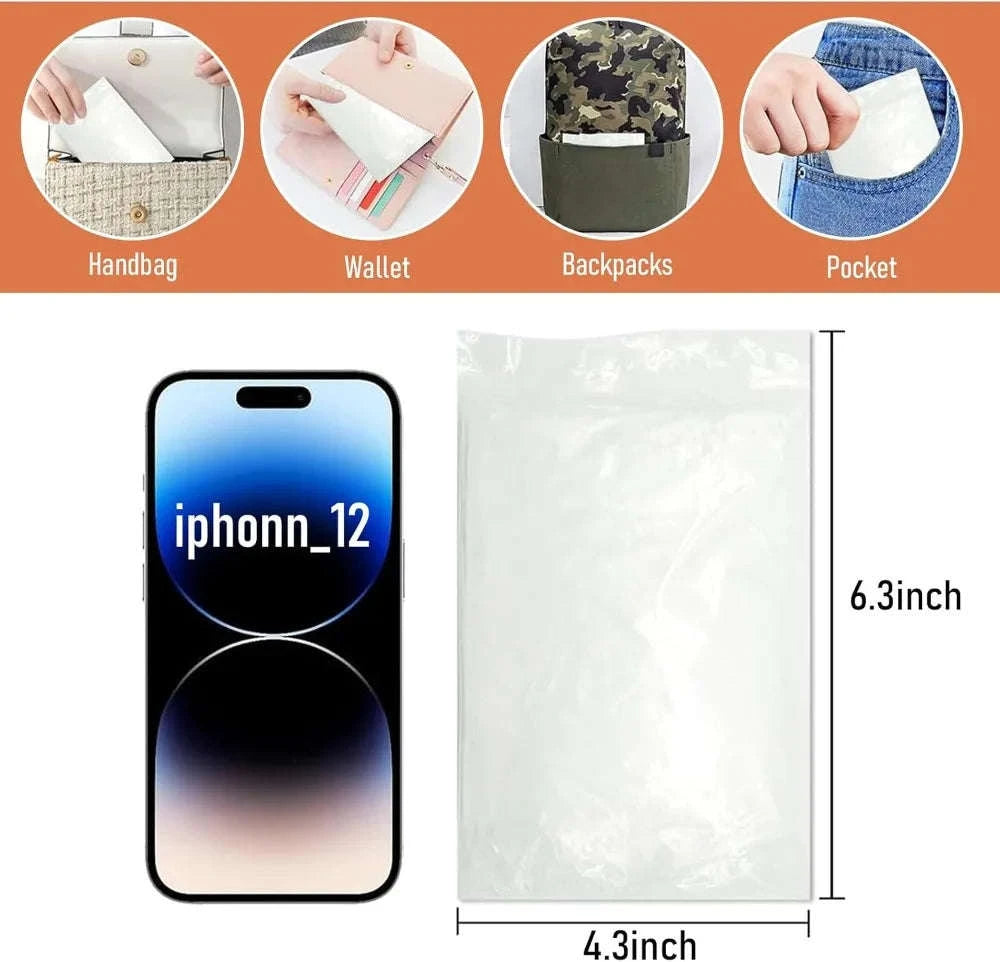 Rain Ponchos Family Pack - Disposable Emergency Ponchos, 8 Pack-United States