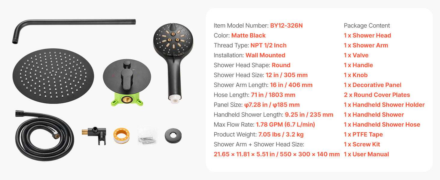 Rainfall Shower System with 10-Inch Head & Handheld Spray Set-Brushed Nickel10Inch / United States