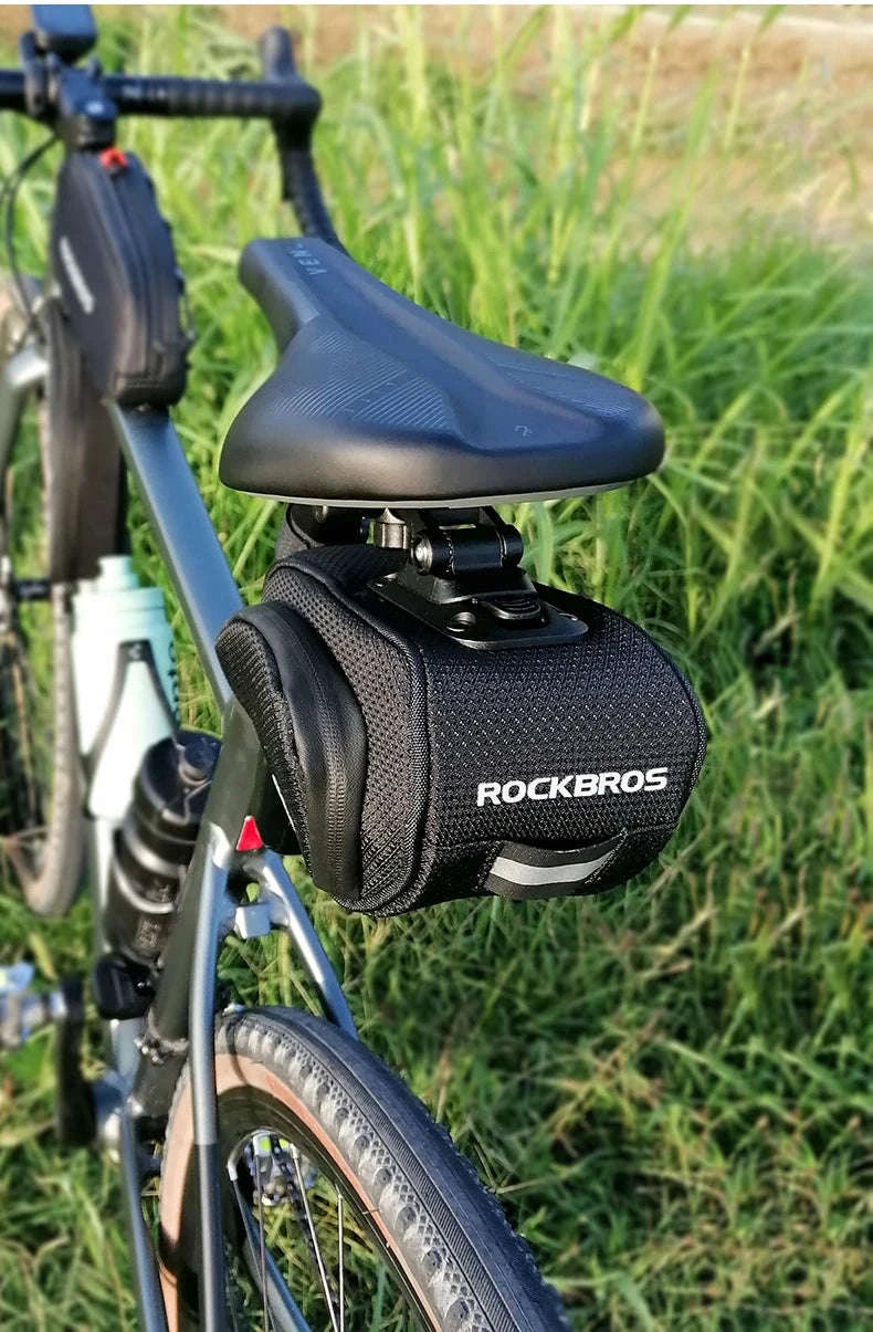 Rainproof Bike Saddle Bag with Quick Release and 1L Storage-C40 1L