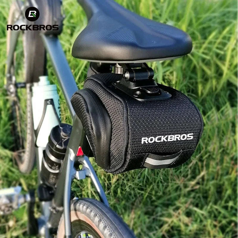 Rainproof Bike Saddle Bag with Quick Release and 1L Storage-C40 1L