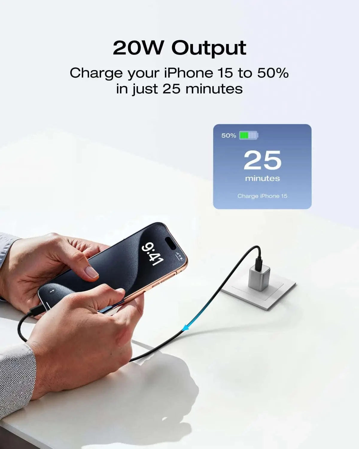 Rapid Wireless Power Bank 5000mAh with Stand and Built-in USB-C Cables-Rapid 5000 Sliver / United States / US