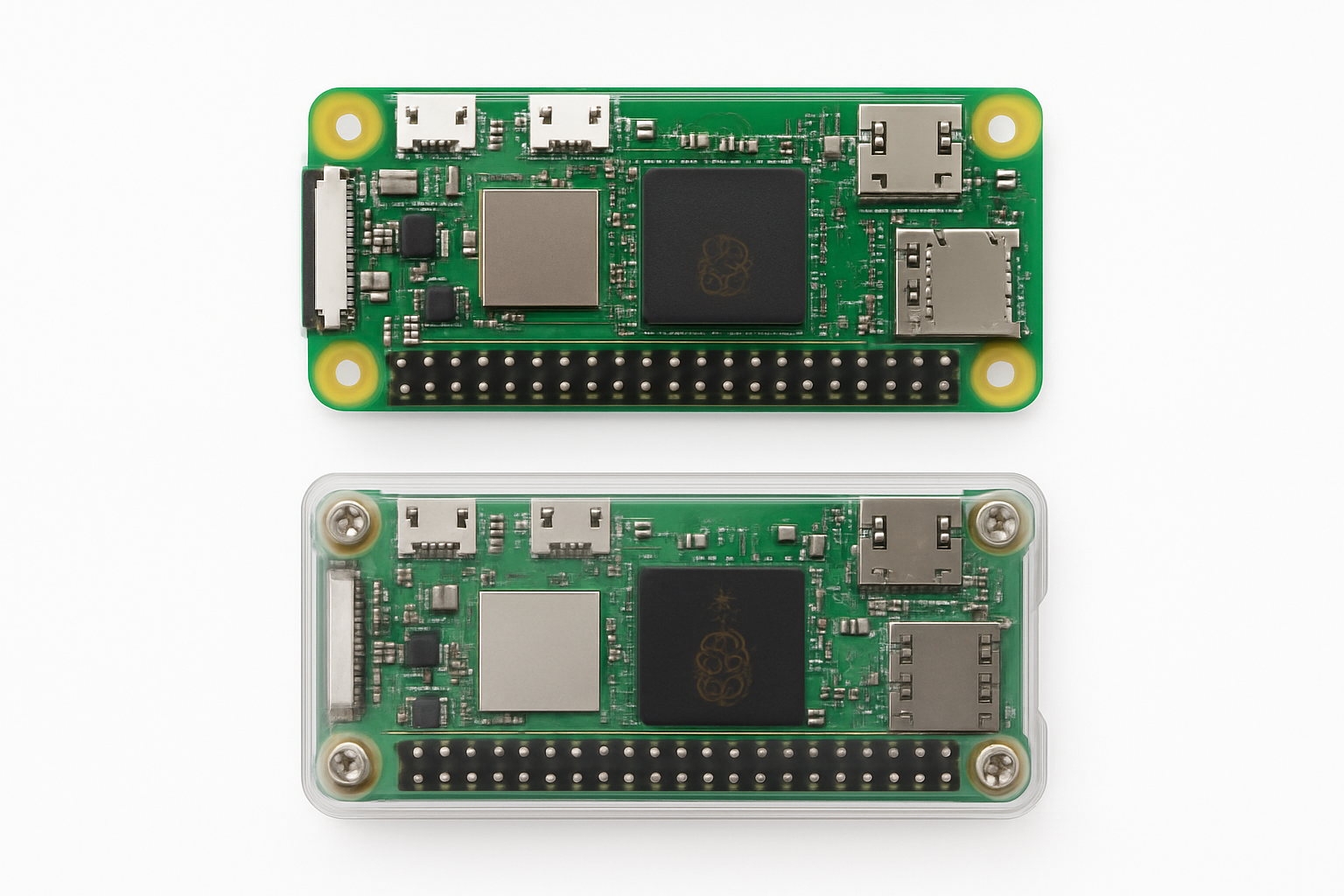 Scheda di sviluppo Raspberry Pi Zero 2 W con custodia