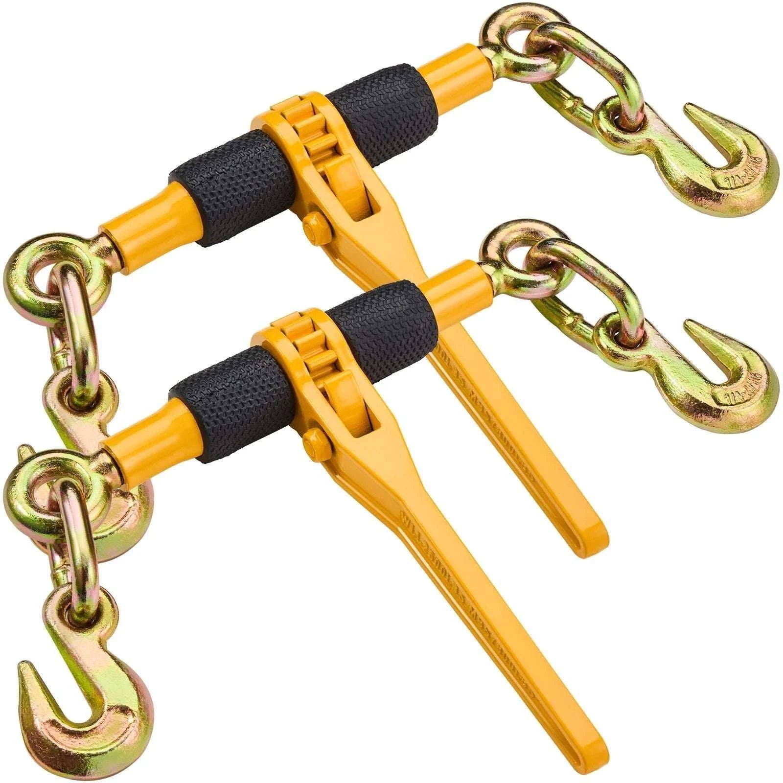 Ratchet Chain Load Binder 1/4"–5/16" Heavy Duty Tie-Down-4pcs / United States