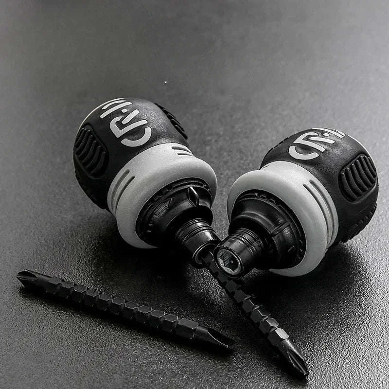 Ratchet Screwdriver Set – Compact Dual‑Purpose Tool-black