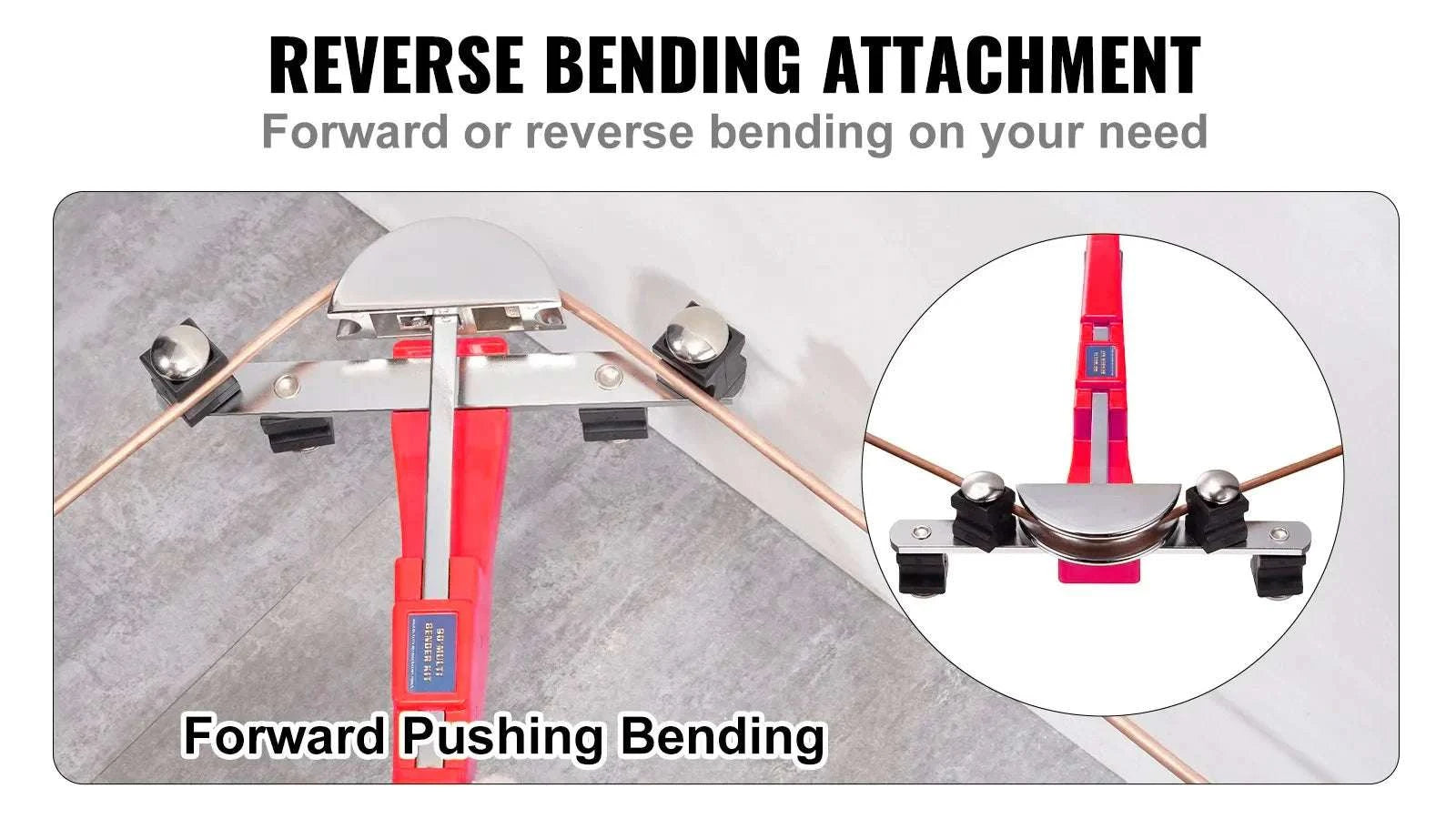 Ratcheting Pipe Tube Bender Kit 1/4"–7/8" with 7 Dies-United States / Tube Bender