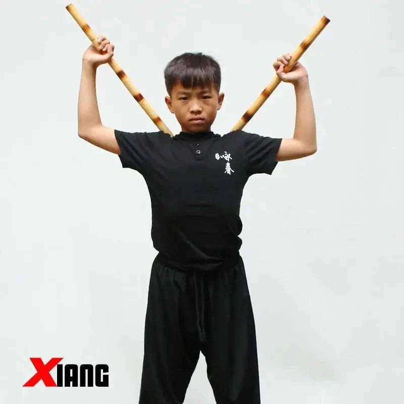 Rattan Martial Arts Training Stick for Practice and Self‑Defense-60cm 2.4cm Dia Stick