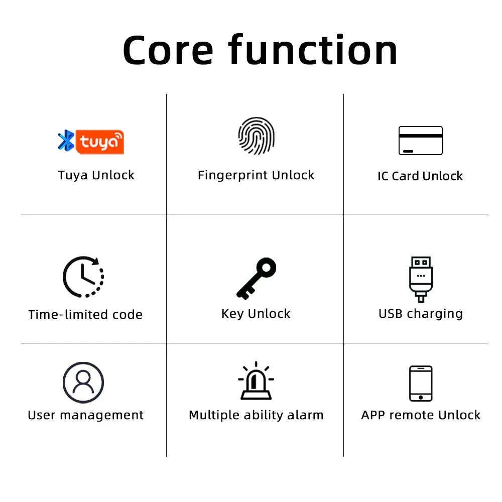 RAYKUBE M5 Tuya BLE Smart Fingerprint Door Lock-M5-S and Gateway