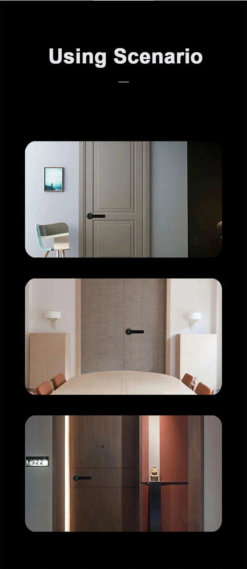 RAYKUBE M5 Tuya BLE Smart Fingerprint Door Lock-M5-S and Gateway