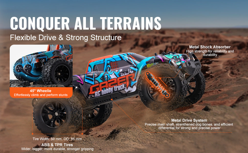 SucceBuy 1:18 40KM/H36 RC auto vysokorychlostní drift 4WD závodní off-road dálkově ovládané auto monster truck hračky pro děti vánoční dárek