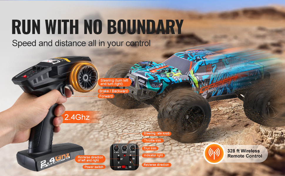 SucceBuy 1:18 40KM/H36 RC auto vysokorychlostní drift 4WD závodní off-road dálkově ovládané auto monster truck hračky pro děti vánoční dárek