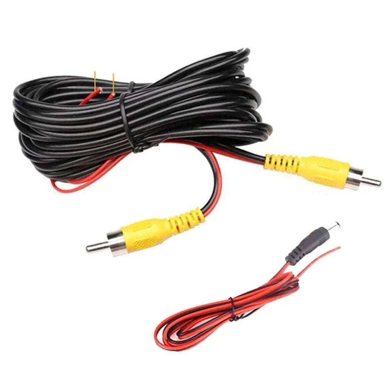 RCA Video Cable for Car Rear Camera 6–20M Shielded Wire-Camera AV Cable / 10 Meters