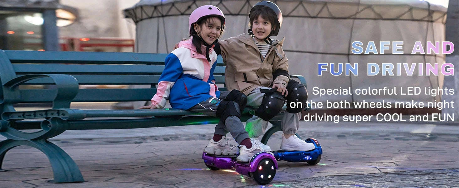 RCB Hoverboard with Bluetooth Speaker and LED Lights-Hip Hop / france