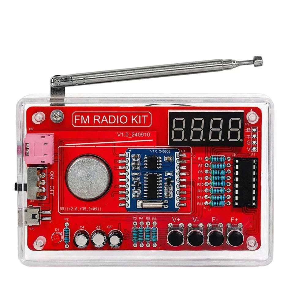 RDA5807 FM Radio DIY Soldering Kit for Hands-On Learning-