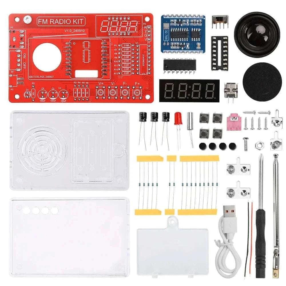 RDA5807 FM Radio DIY Soldering Kit for Hands-On Learning-