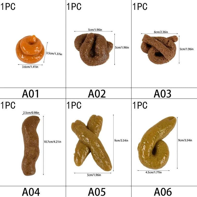 Realistic Fake Poop Prank Toy-A