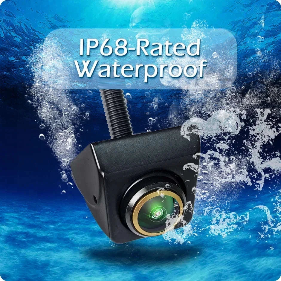 Rear View Camera 1080P Full HD 170° Wide Angle Night Vision Reversing Camera-Black-CVBS-AHD720P / China Mainland