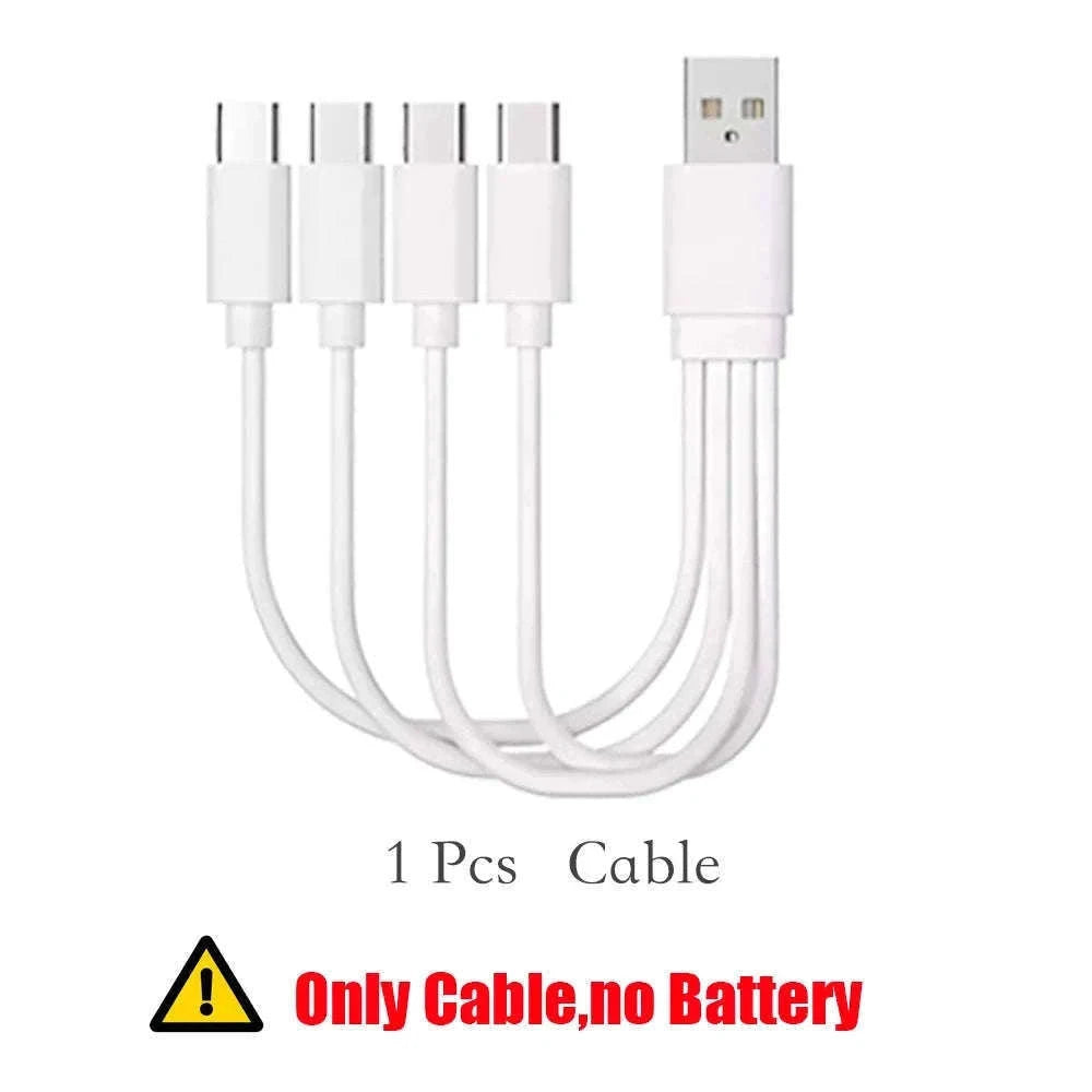 Rechargeable 9V Lithium Battery 21800mWh USB-C Fast Charge-12 pcs 9v Batteries / 9v