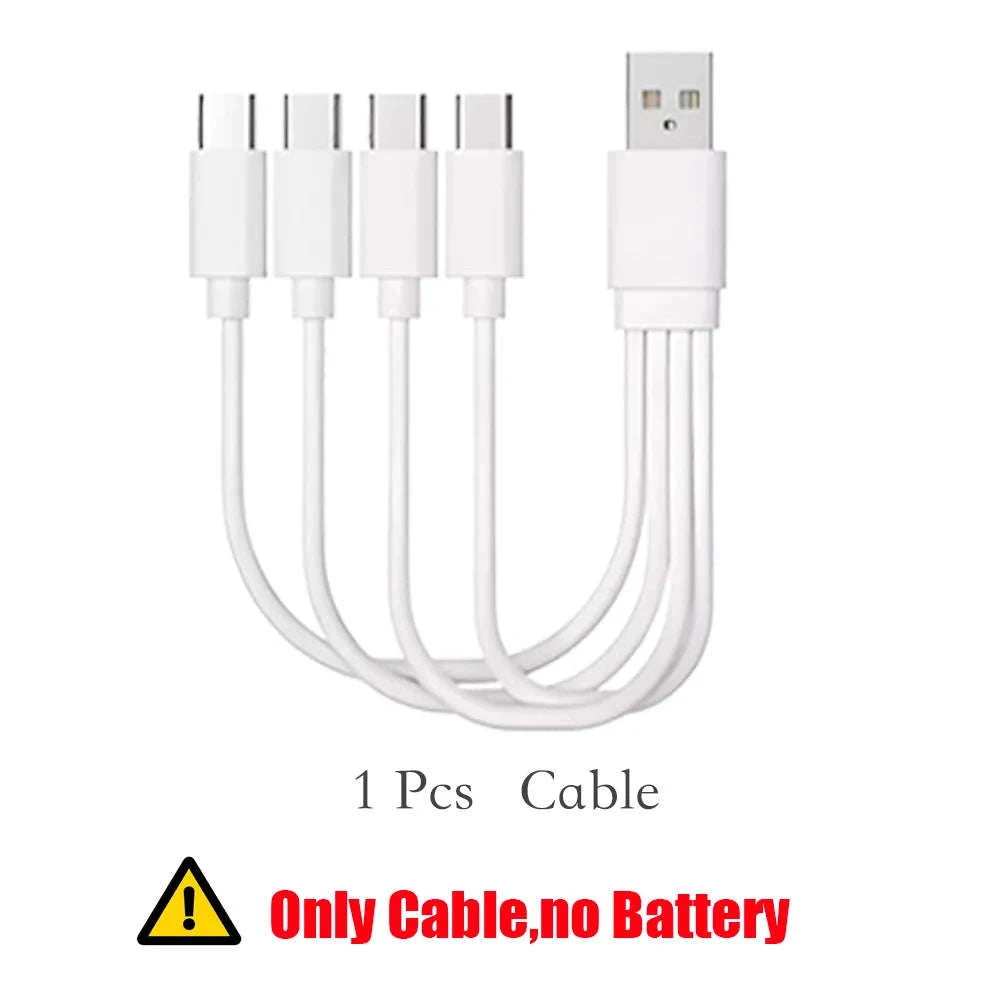 Rechargeable 9V Lithium Battery 21800mWh USB-C Fast Charge-12 pcs 9v Batteries / 9v