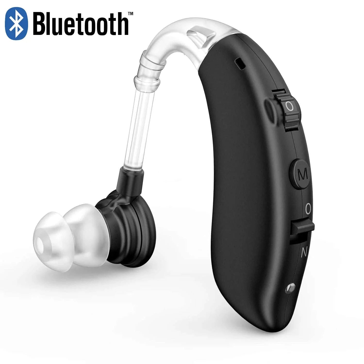 Rechargeable Digital Hearing Aid with Adjustable Tone for Clearer Hearing-BLUE 1 PCS