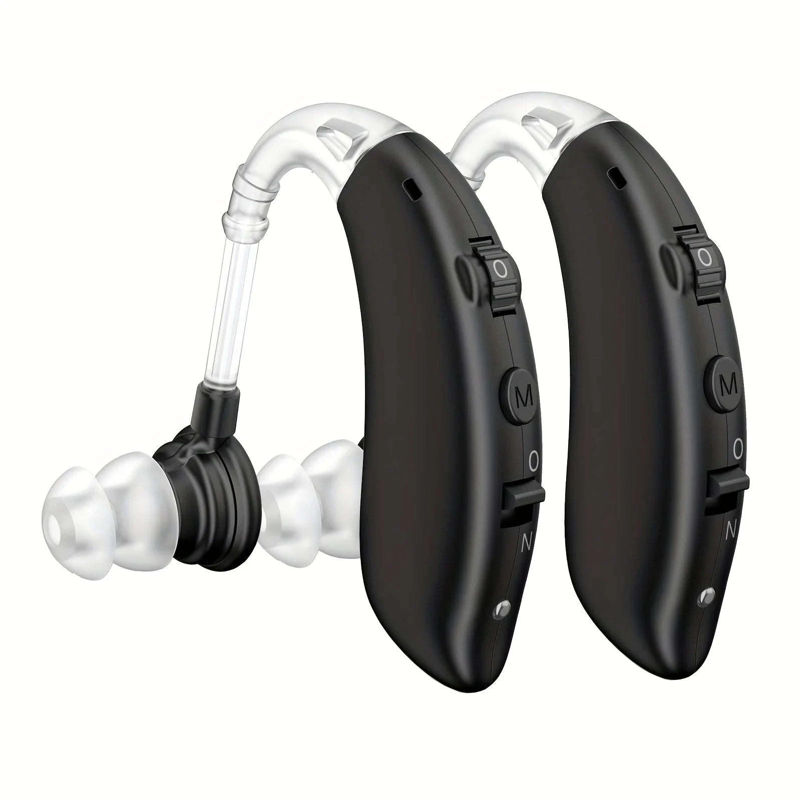 Rechargeable Digital Hearing Aid with Adjustable Tone for Clearer Hearing-BLUE 1 PCS