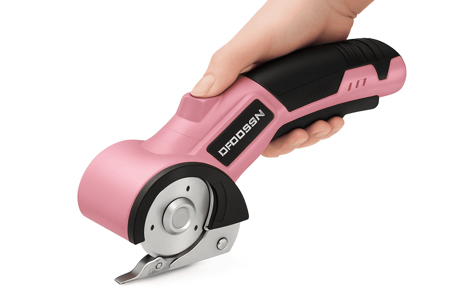 Rechargeable Electric Scissors with Safety Lock and Non-Slip Grip-Pink / United States