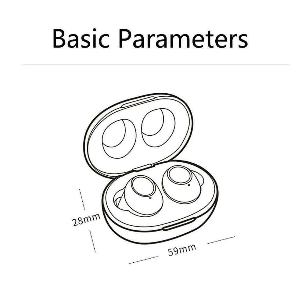 Rechargeable Hearing Amplifier – Clear, Comfortable Sound Support-White / GERMANY