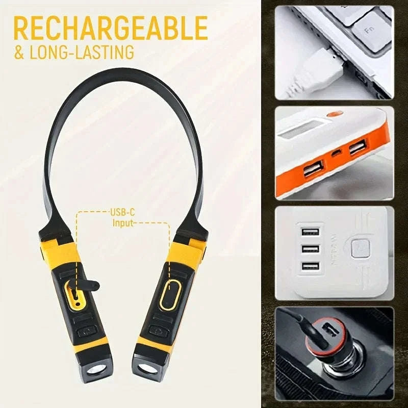 Rechargeable LED Neck Reading Light-Neck Light