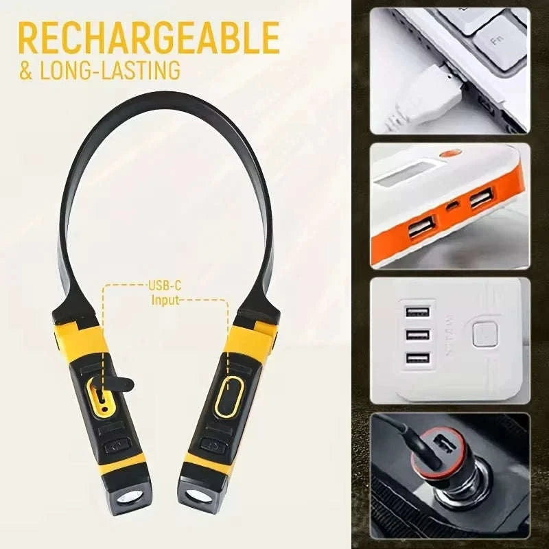 Rechargeable LED Neck Reading Light-Neck Light