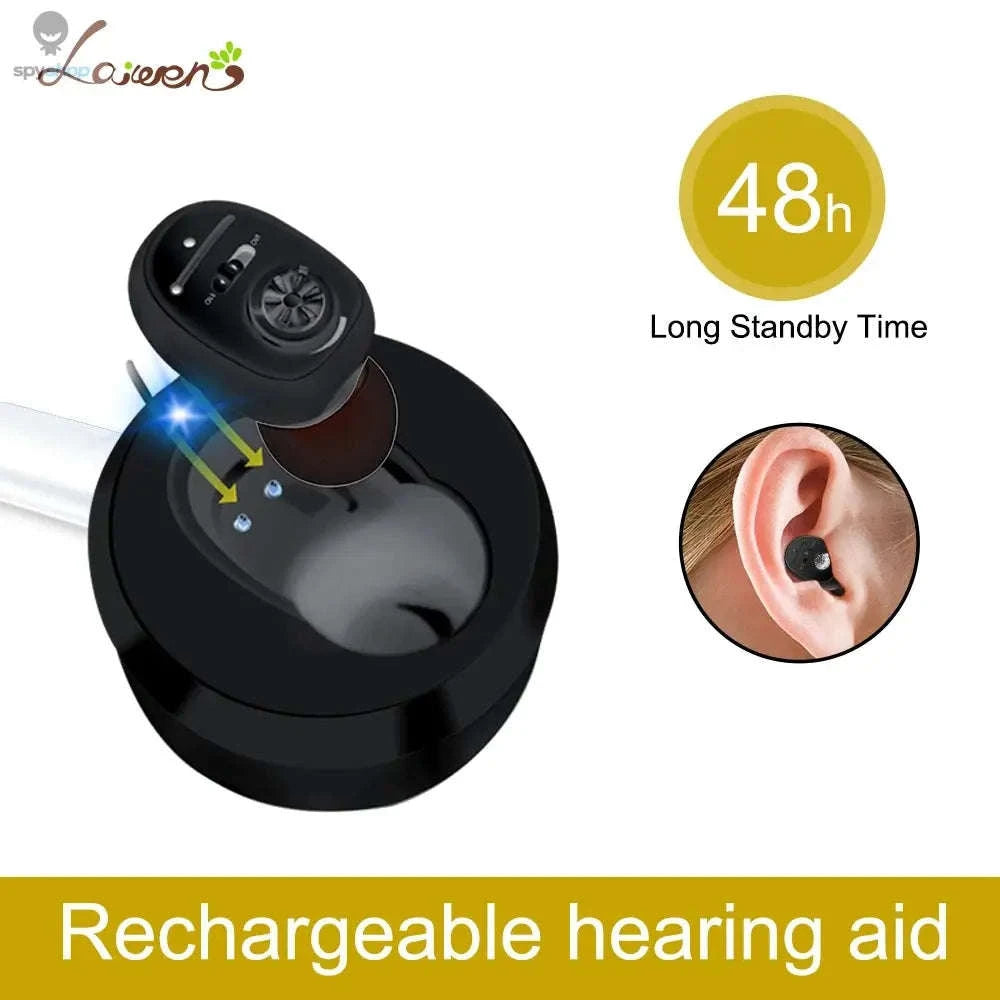 Rechargeable Mini Sound Amplifier – Compact, Clear, Comfortable Hearing Support-Skin