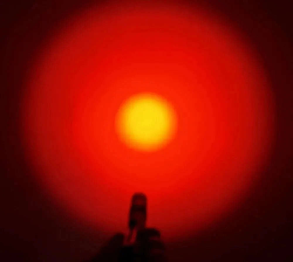 Red Light Penlight Flashlight for Night Observation and Outdoor Use-702 red lgiht / Black / AAA