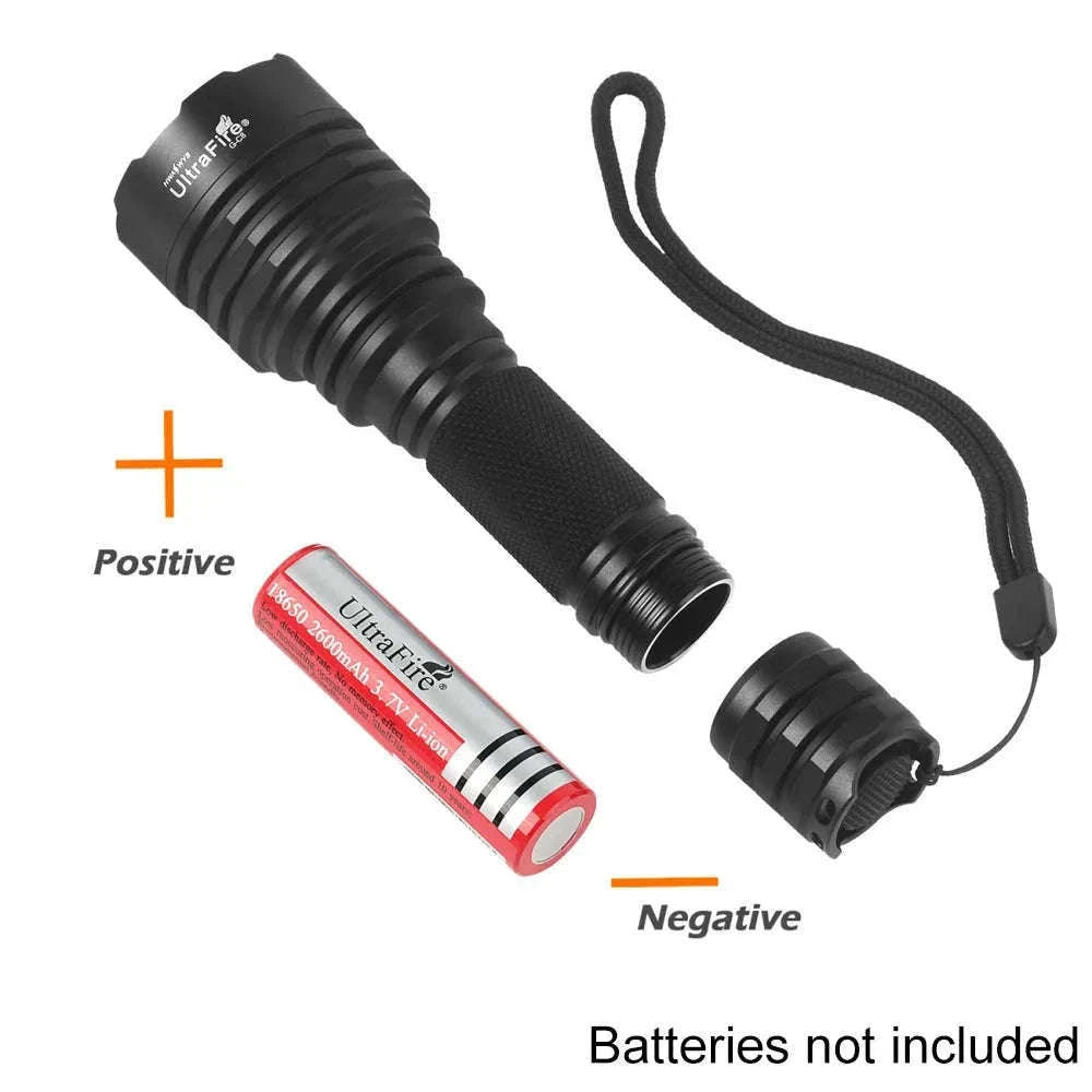 Red Light Tactical Flashlight for Hunting, Night Vision & Astronomy-R-C8