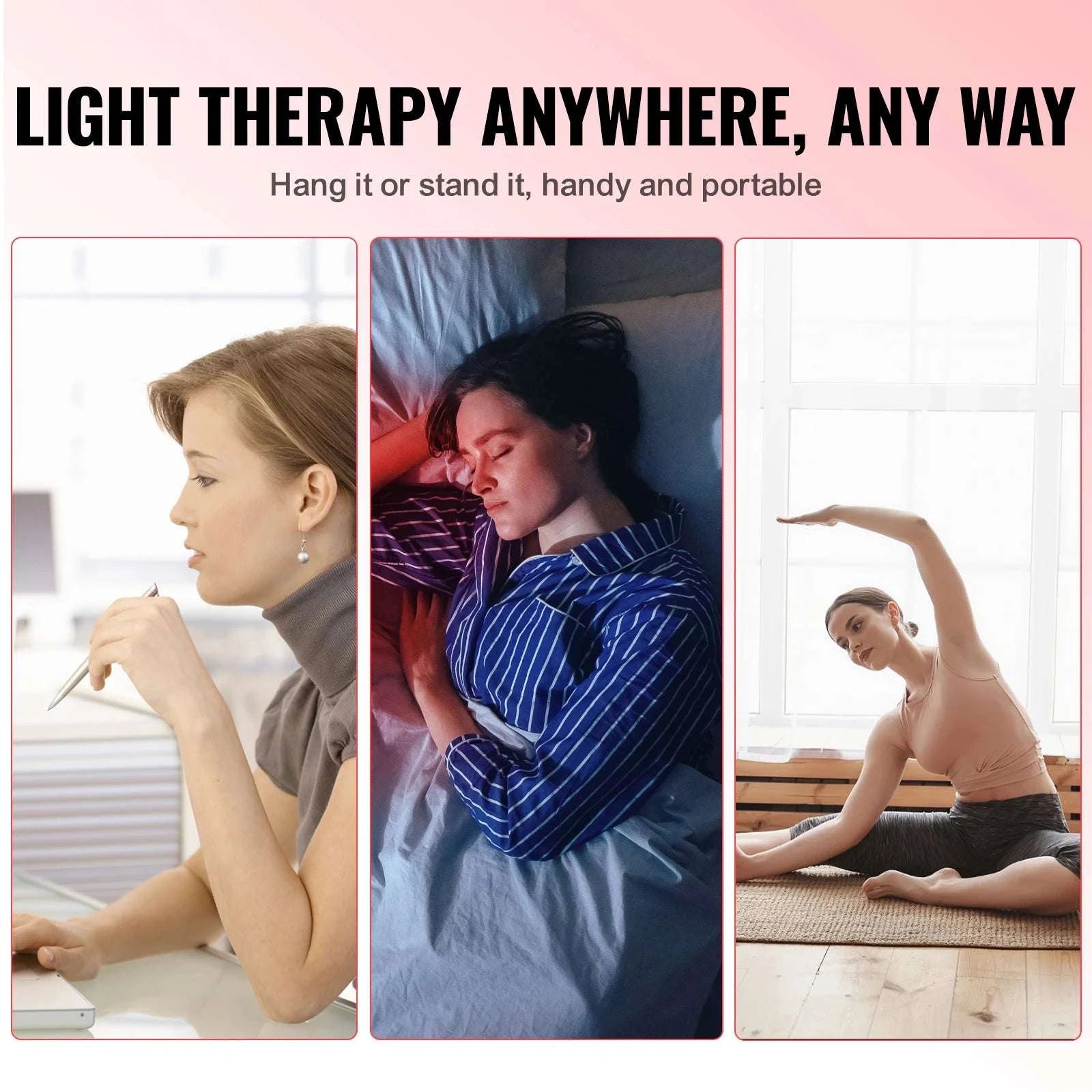 Red Light Therapy Panel 60 LED 660nm & 850nm Dual Light-110V / United States