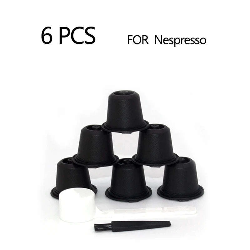 Refillable Nespresso Coffee Capsules – Eco-Friendly Reusable Pods-brown / L