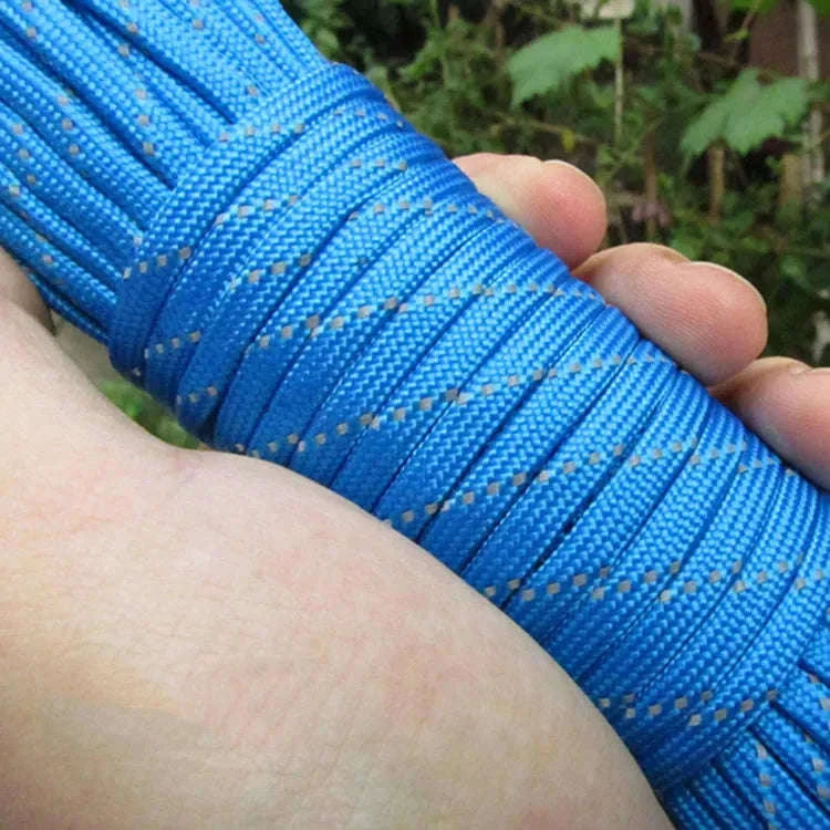 Reflective 7-Strand 4mm 550 Paracord Rope-fang Orange / 100M