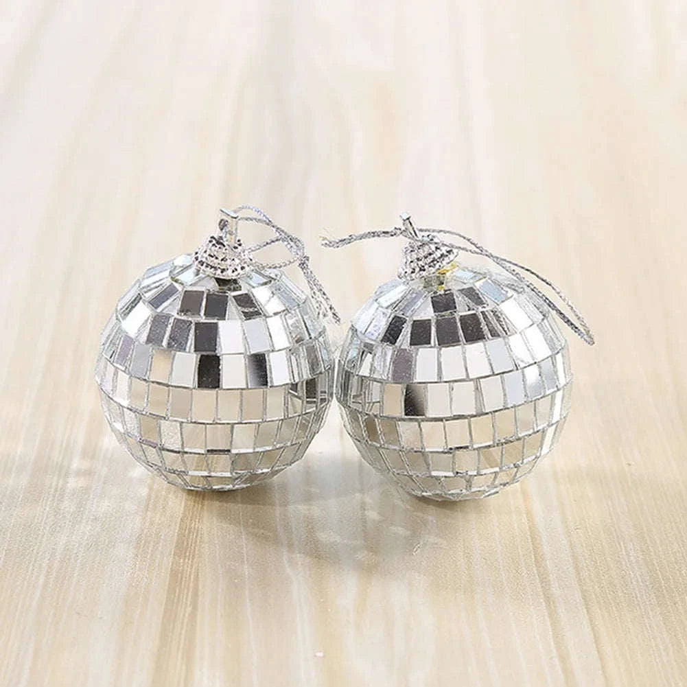 Reflective Mirror Balls for Parties and Festive Decor-4cm-12pcs / france