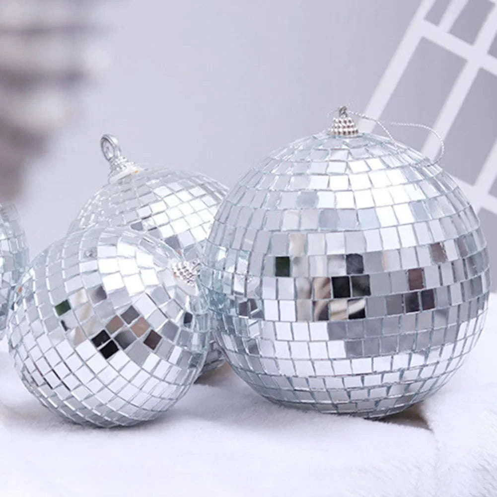 Reflective Mirror Balls for Parties and Festive Decor-4cm-12pcs / france