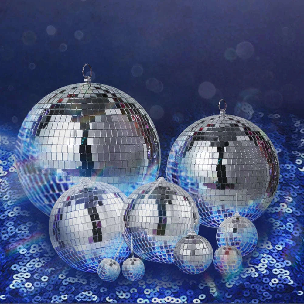 Reflective Mirror Balls for Parties and Festive Decor-4cm-12pcs / france