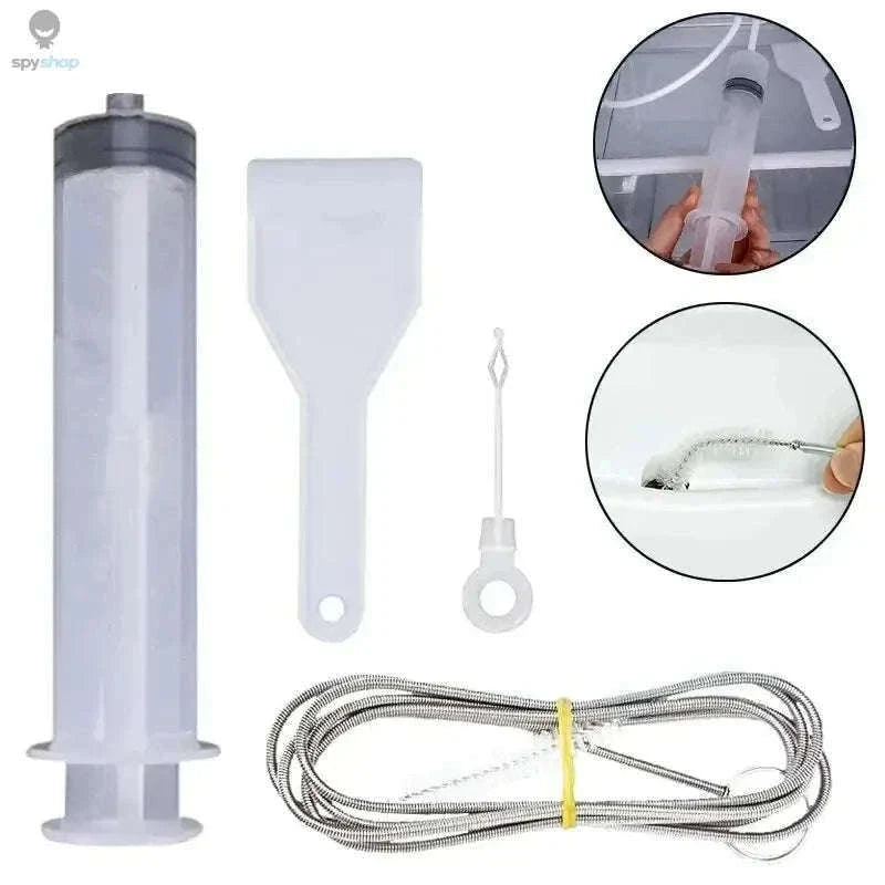 Refrigerator Drain Brush Cleaning Kit for Clear Fridge Drains-5pcs