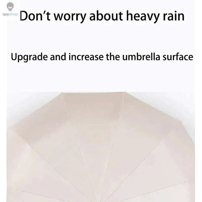 Reinforced 24‑Bone Wind‑Resistant Umbrella-Matcha green