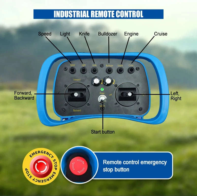 Remote Control All-Terrain Zero Turn Mower with 900mm Cutting Width-deposit / China Mainland