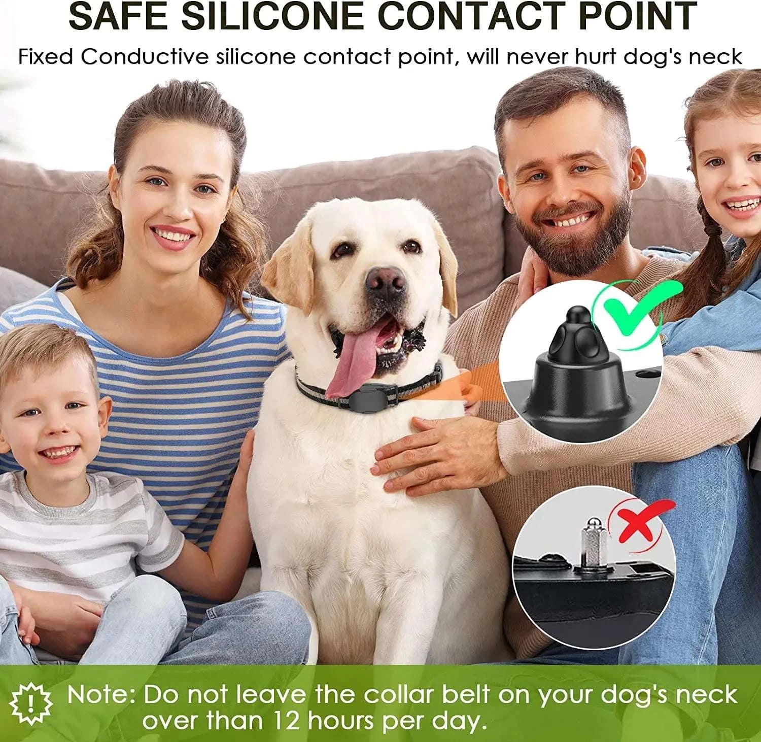 Remote Control Dog Training Collar with Waterproof Receiver-Control one dogs