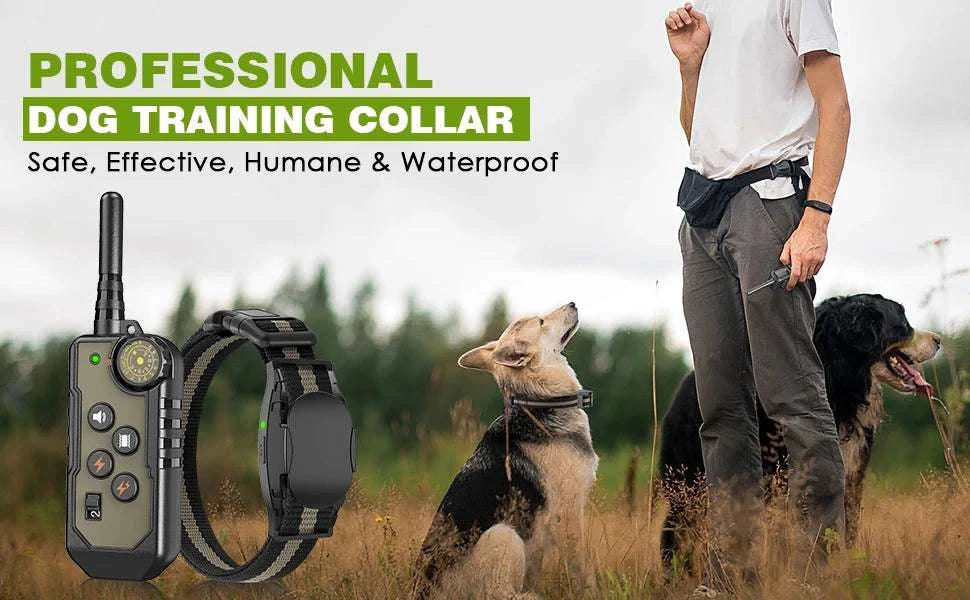 Remote Control Dog Training Collar with Waterproof Receiver-Control one dogs