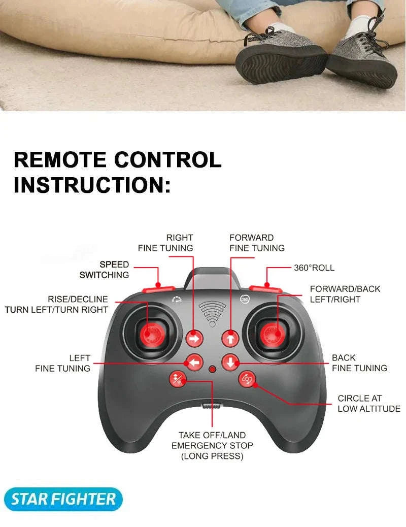 Remote Control Foam Jet Plane-Green