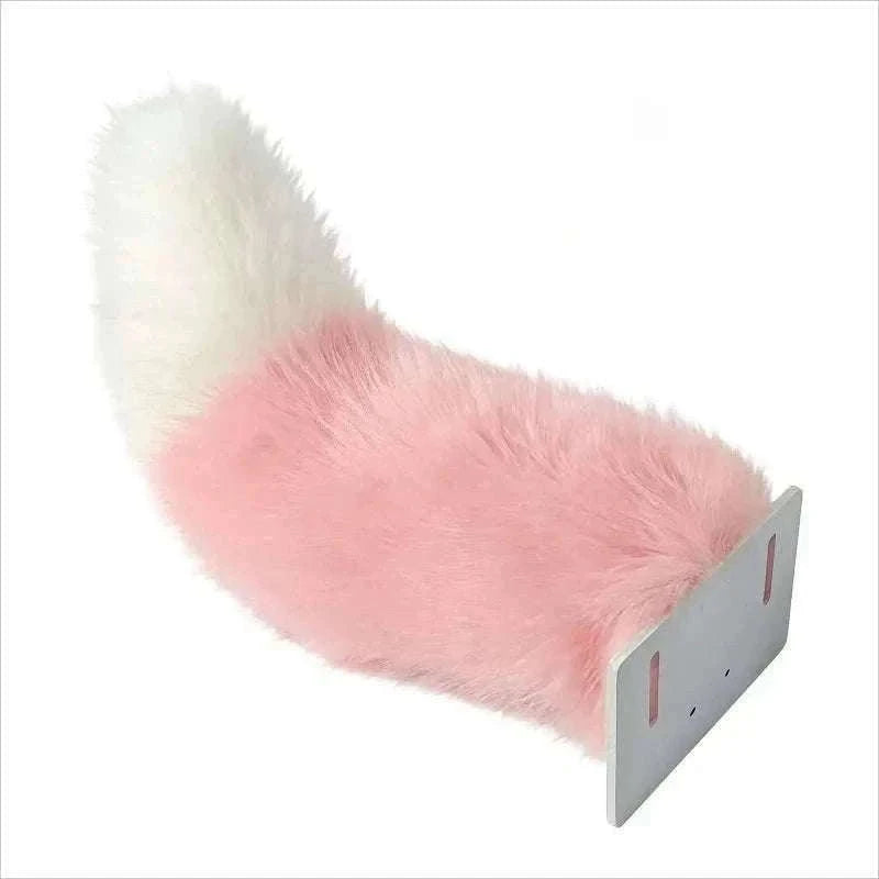 Remote Control Wagging Fox Tail for Scooter & Motorcycle Decor-Pink