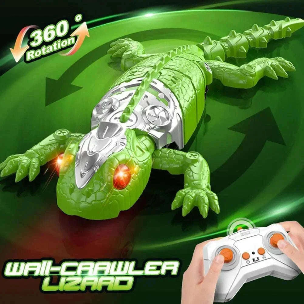 Remote Control Wall Climbing Lizard Robot Toy-D