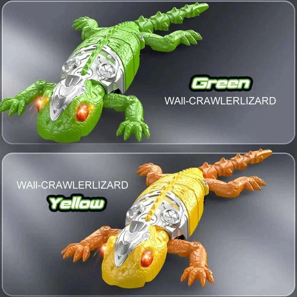 Remote Control Wall Climbing Lizard Robot Toy-D