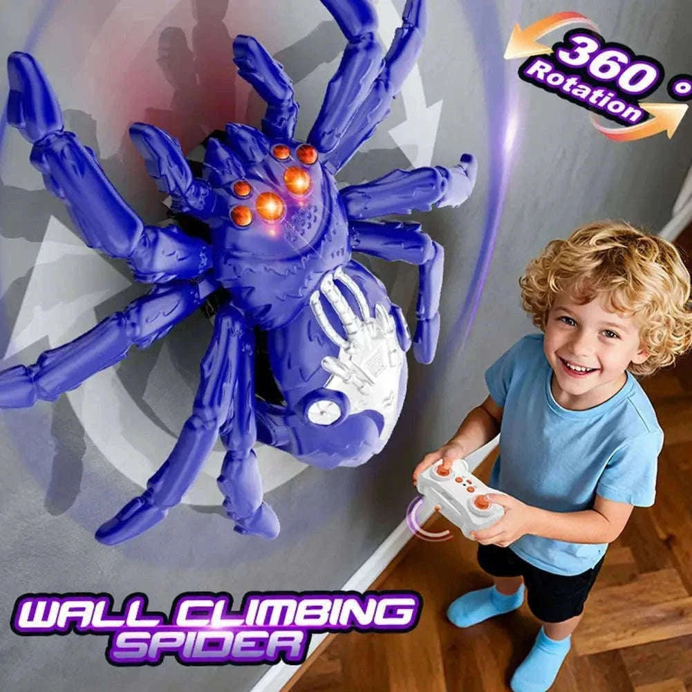 Remote Control Wall Climbing Lizard Robot Toy-D