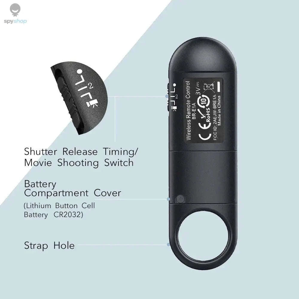 RemoteShot BR-E1 Wireless Bluetooth Shutter Release for Canon-Black BR-E1A / CHINA