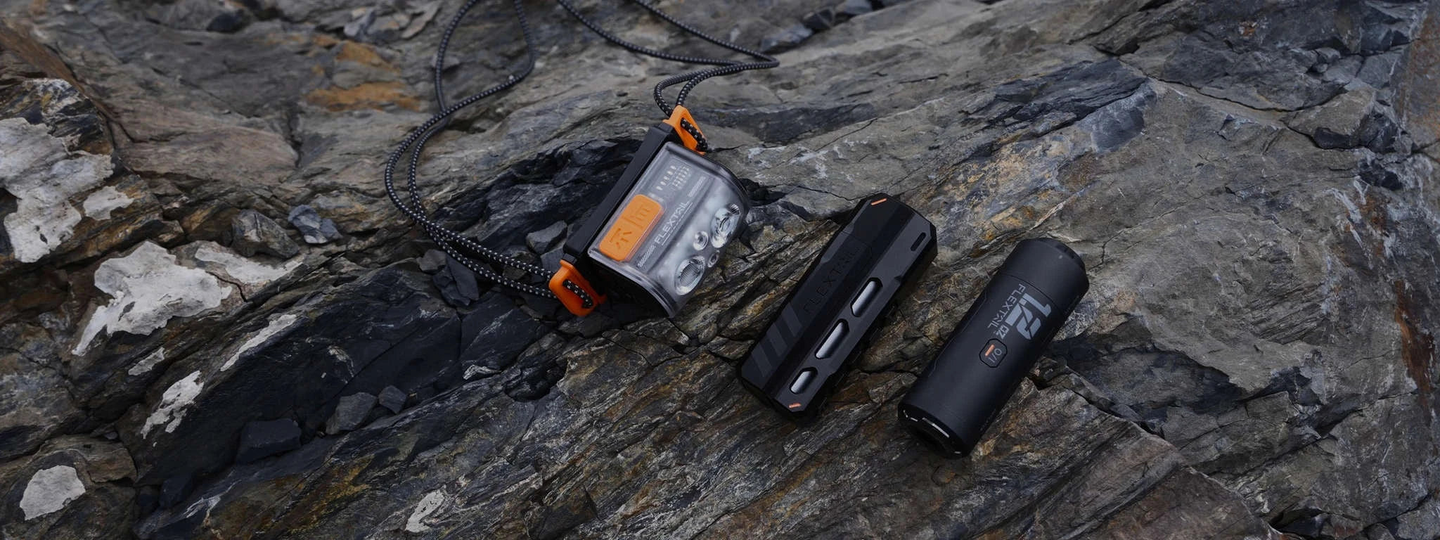 Replaceable Battery Headlamp 600 Lumens-Orange
